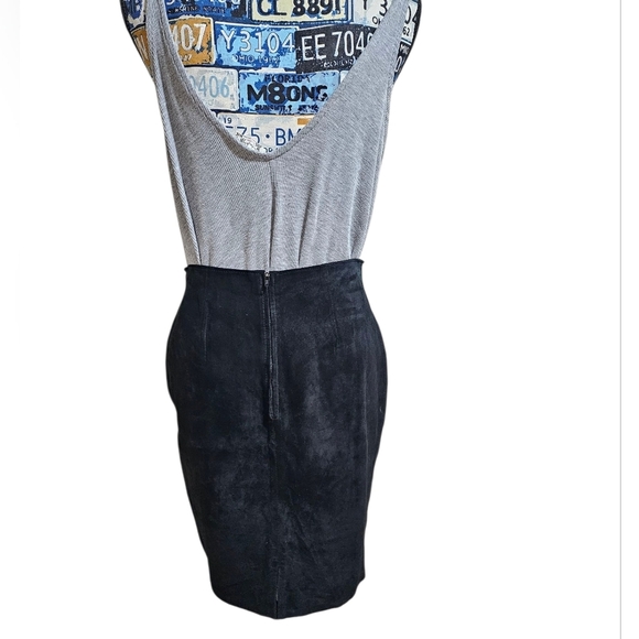 Carlo Ferranti 100% Black Leather Skirt Medium - Picture 3 of 11